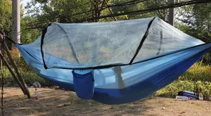 Camping Hammock with Mosquito Net - 2 Person Ultra-Lightweight Outdoor Travel Hammocks for Camping Hiking Backpacking