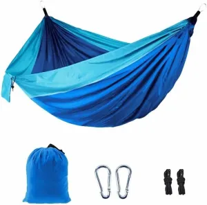 Camping Hammock with Tree Straps for Hanging, Portable Hammock with Travel Bag for Garden Outdoor Indoor Patio Backyard, 8.5x4.6 FT