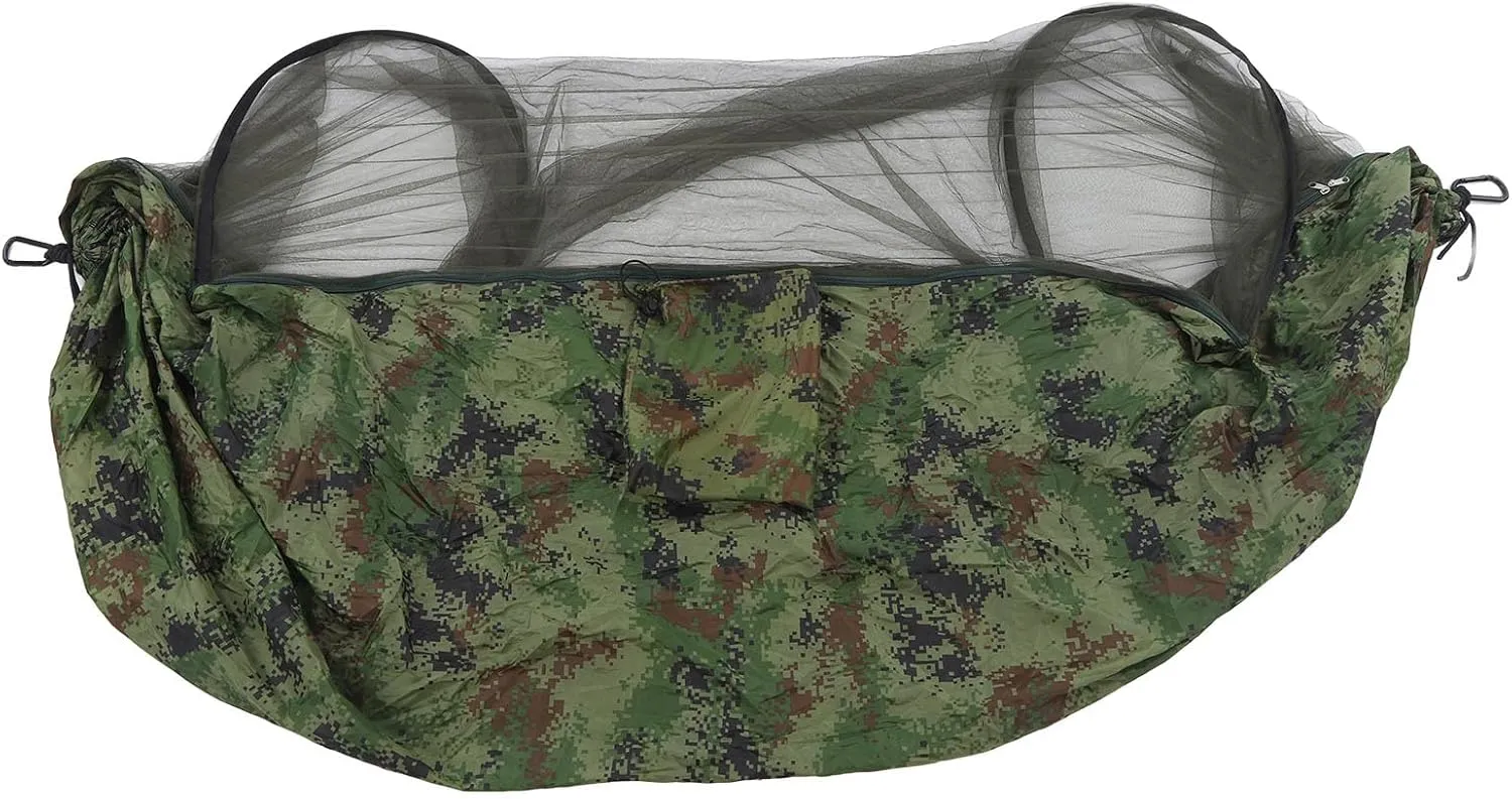 Camping Hammock,2 Persons Travel Hammock, Camo Color Portable Hammock for Hiking Backpacking Adventure,440lb Capacity,Camping Essentials