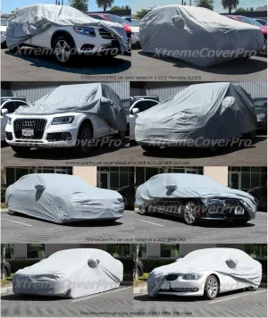 Car Cover Fits 2002 2003 2004 2005 2006 2008 2009 Mitsubishi Evolution w/Evo Spoiler XTREMECOVERPRO Diamond Series Grey