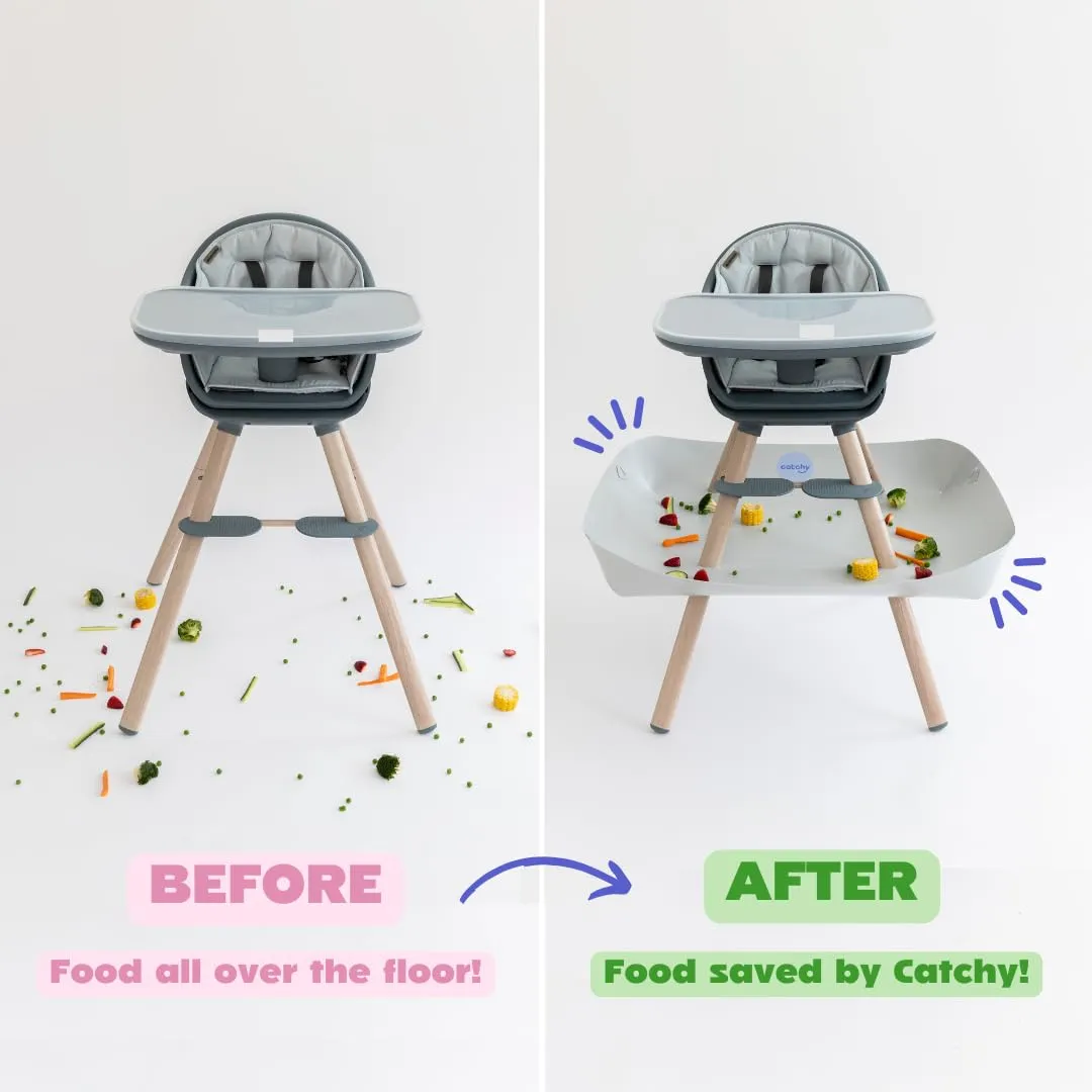 CATCHY - Food Catcher - Compatible with Maxi-COSI Moa 8-in-1 High Chair   11 Other High Chairs - Highchair Sold Separately - Baby & Toddler Food & Mess Catcher - Under High Chair Accessory
