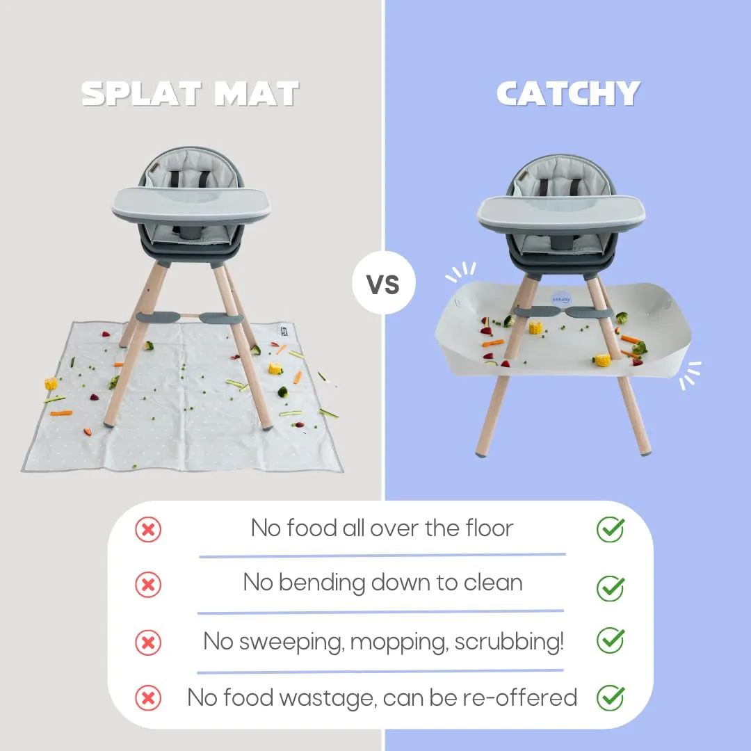 CATCHY - Food Catcher - Compatible with Maxi-COSI Moa 8-in-1 High Chair   11 Other High Chairs - Highchair Sold Separately - Baby & Toddler Food & Mess Catcher - Under High Chair Accessory