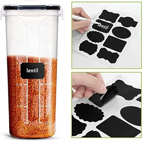 Cereal Storage Container,BPA Free Plastic,Dry Food Storage ,Cereal Dispenser for Kitchen & Pantry