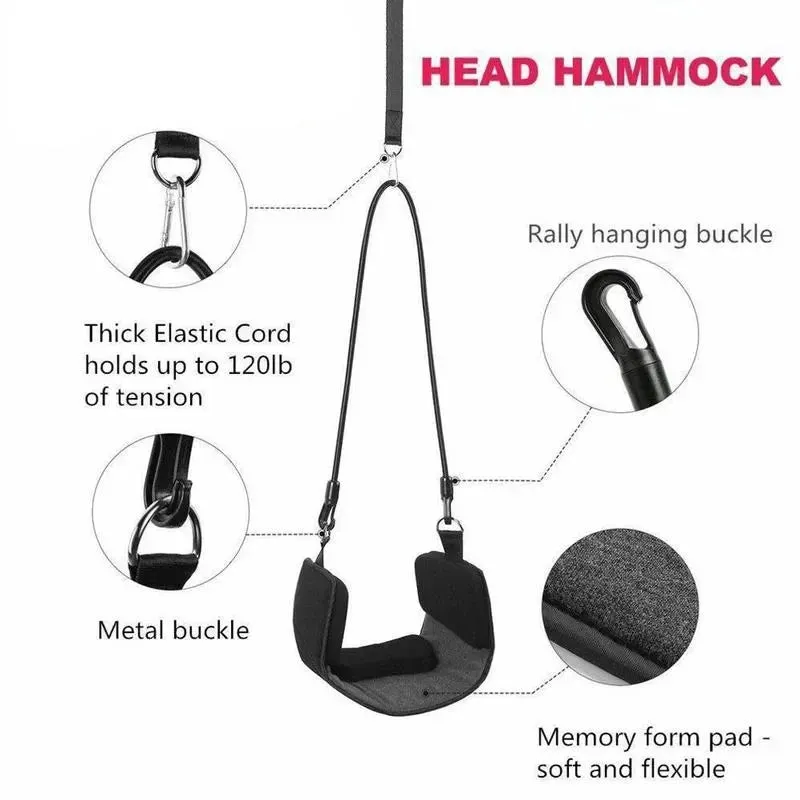 Cervical Neck Traction Head Hammock Pain Relief Support Massager Tool
