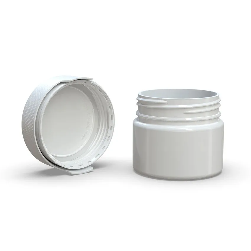 Chubby Gorilla 10Oz (300Cc) Aviator Cr Xl Container With Inner Seal & Tamper Evident Break-Off Band (Opaque White Container With Opaque White Closure) - (80 Count)