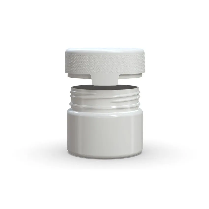 Chubby Gorilla 10Oz (300Cc) Aviator Cr Xl Container With Inner Seal & Tamper Evident Break-Off Band (Opaque White Container With Opaque White Closure) - (80 Count)