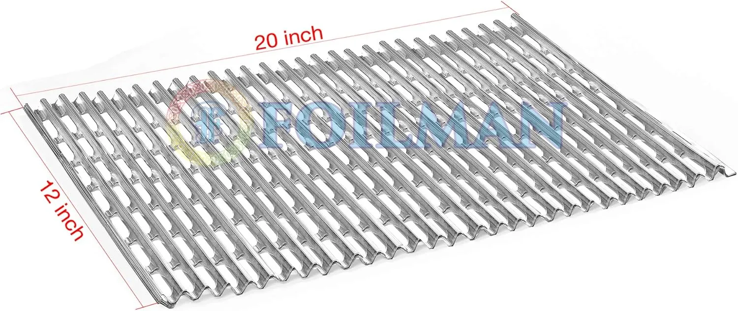 Clean Grill BBQ Disposable Aluminum Liners | 12 x 20 inch/Disposable Grill Grates - Pack Of 12