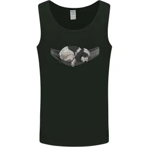 Cocker Spaniel on a Hammock Dog Mens Vest Tank Top