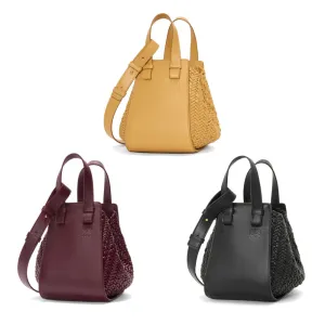 Compact Hammock bag in calfskin