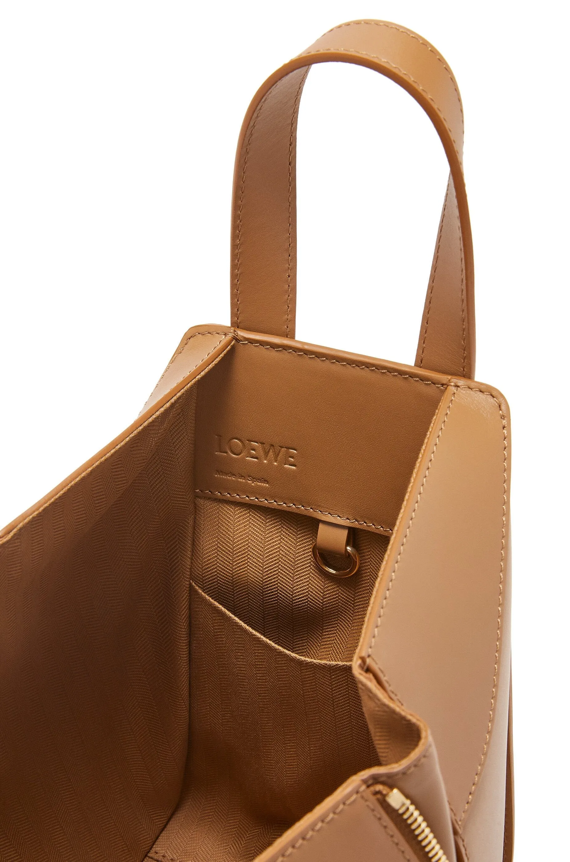 Compact Hammock bag in satin calfskin