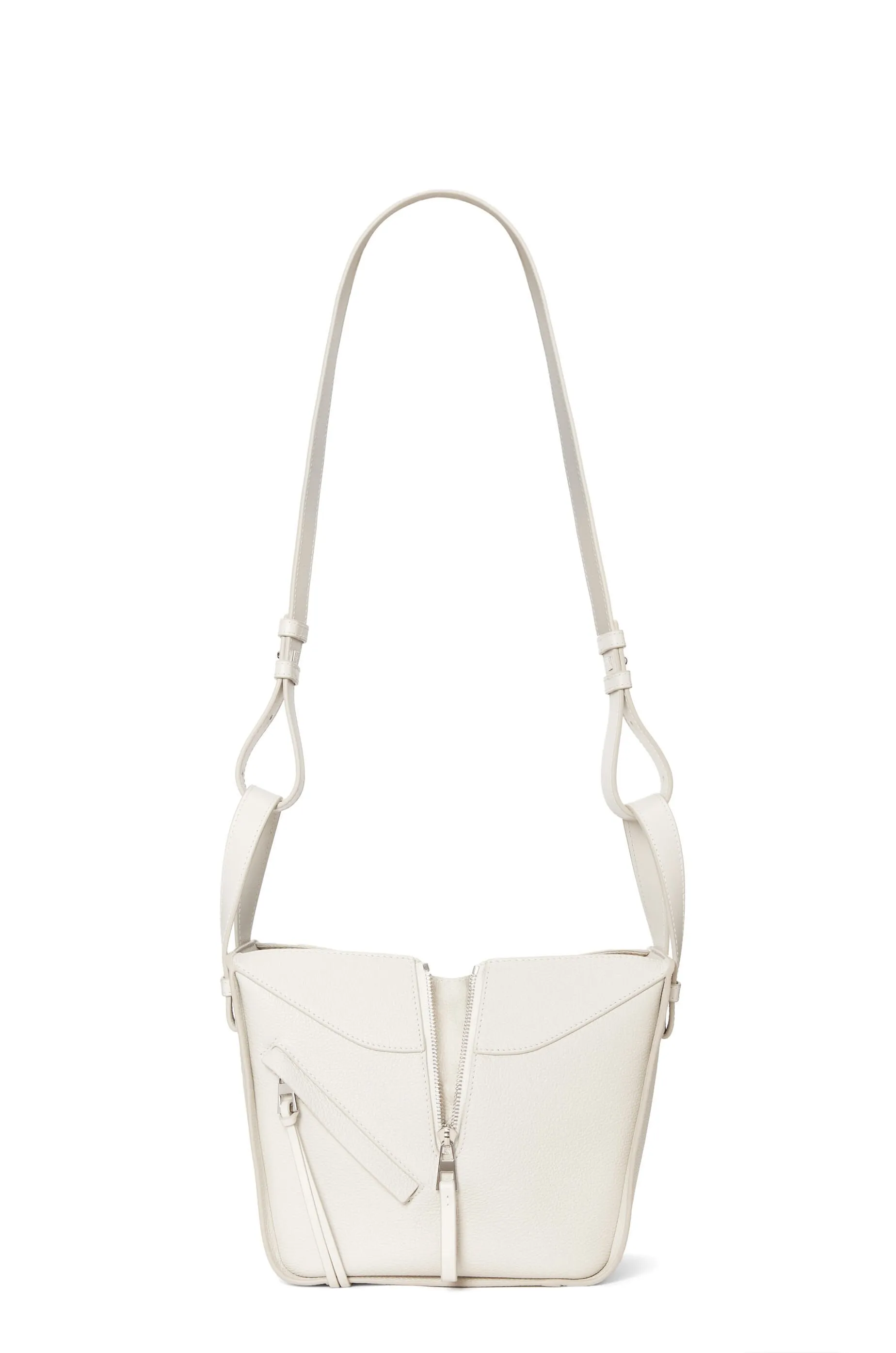Compact Hammock bag in soft grained calfskin