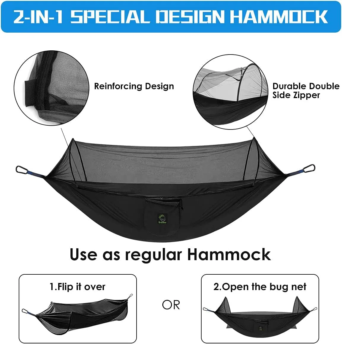 Consistent quality for Portable Hammock Backpacking, Travel Beach Tent Camping, or Net Camping Mosquito Net, for Indoor, Hammock Hammock Friendly Hiking, Camping Outdoor, Double, with Accessories Single Backyard,