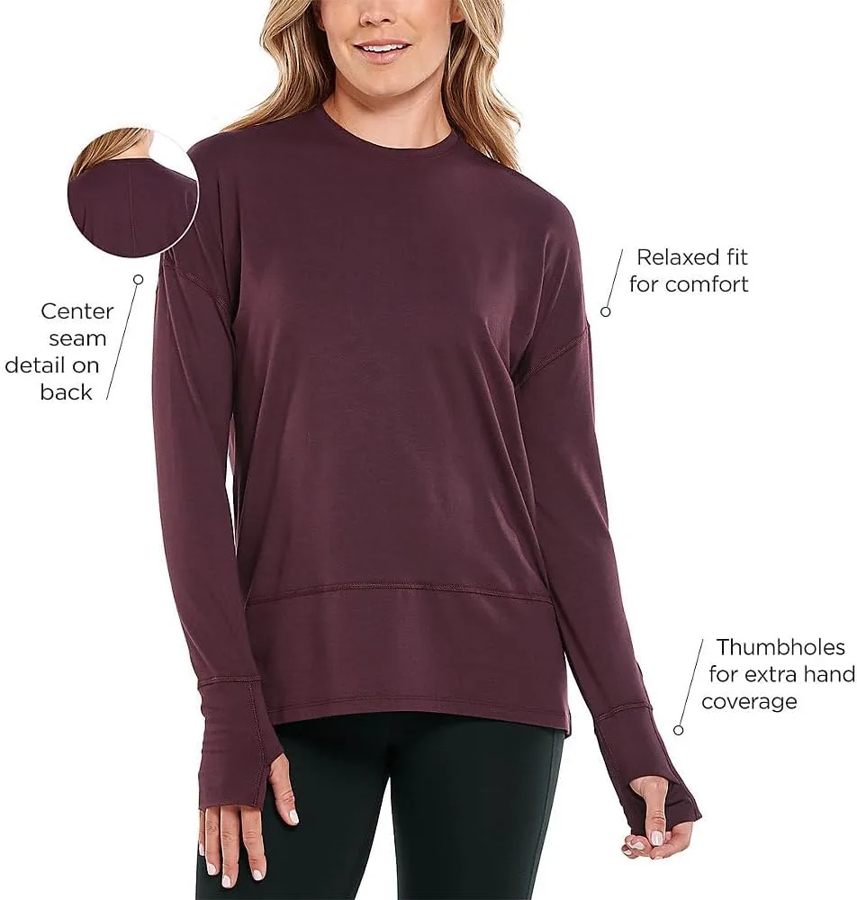 Coolibar UPF 50  Women's LumaLeo Relaxed T-Shirt - Sun Protective