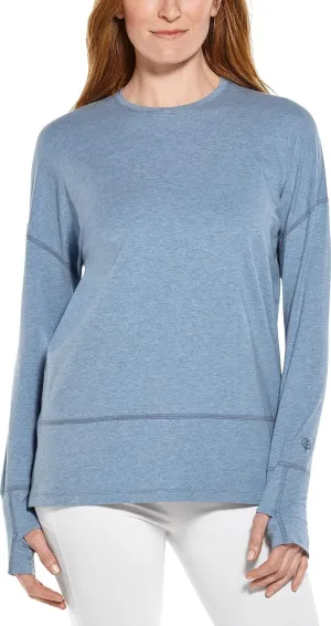 Coolibar UPF 50  Women's LumaLeo Relaxed T-Shirt - Sun Protective