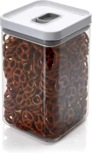 Copco Food and Organization Storage Container with Airtight Lid, 4.43-Quart, Clear