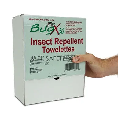 Coretex BugX30 Wall Mount Towelettes 50/Box 12644