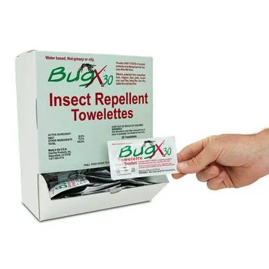 Coretex BugX30 Wall Mount Towelettes 50/Box 12644