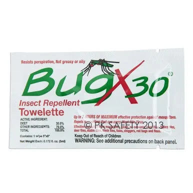Coretex BugX30 Wall Mount Towelettes 50/Box 12644