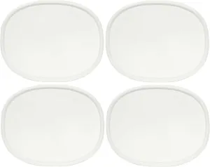 Corningware F-12-PC 1075645 1.5qt Oval French White Lid - 4 Pack