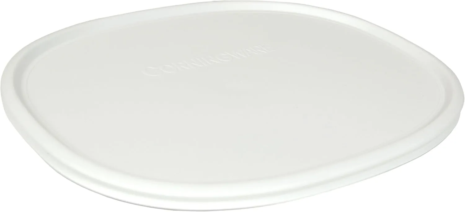 CorningWare F-2-PC Oval French White 2.5-qt or 1.5-qt Lid