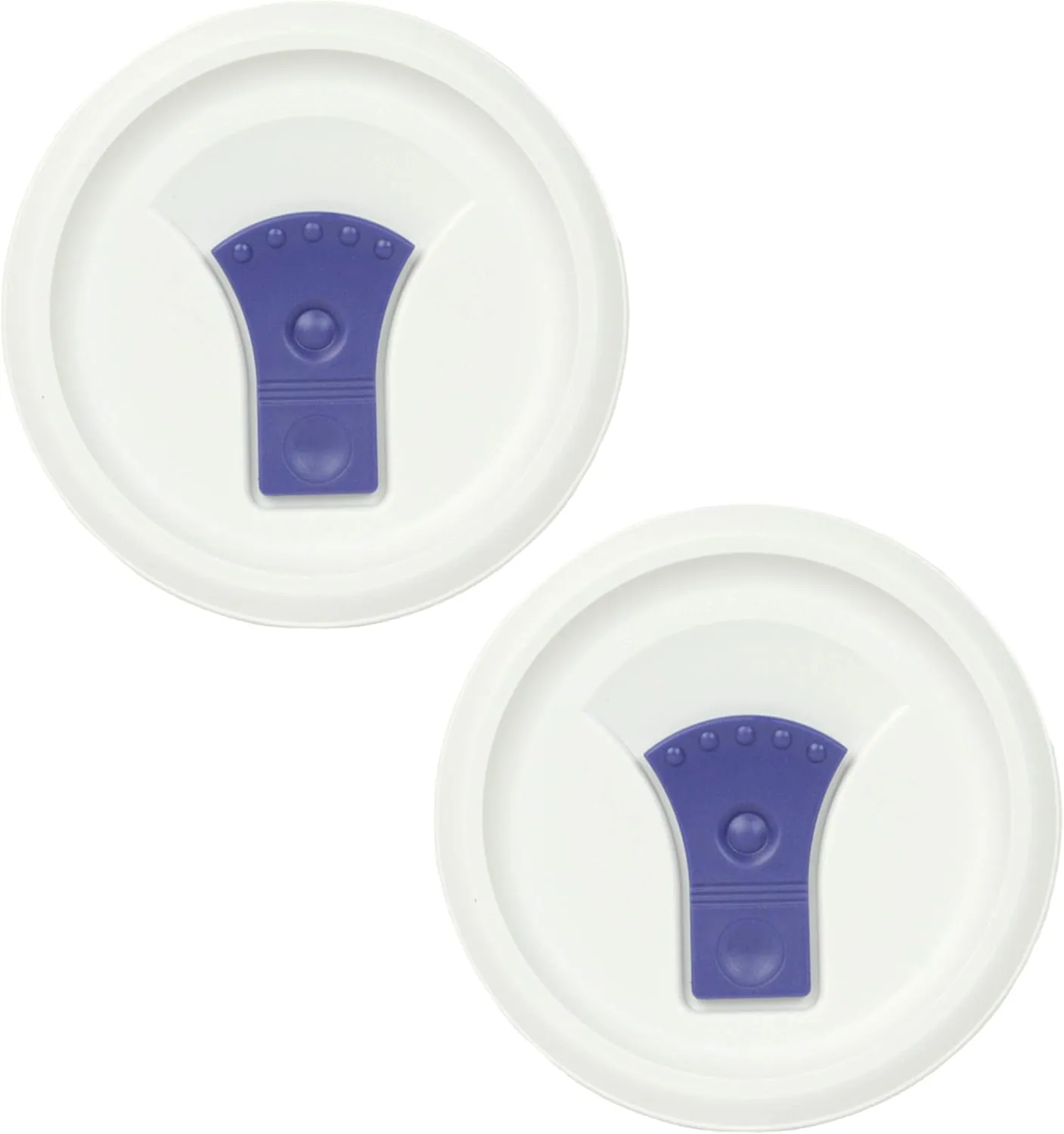 CorningWare FM-22-VPC 20oz French White Round Soup Mug Pop-Ins Vented Lid - 2 Pack