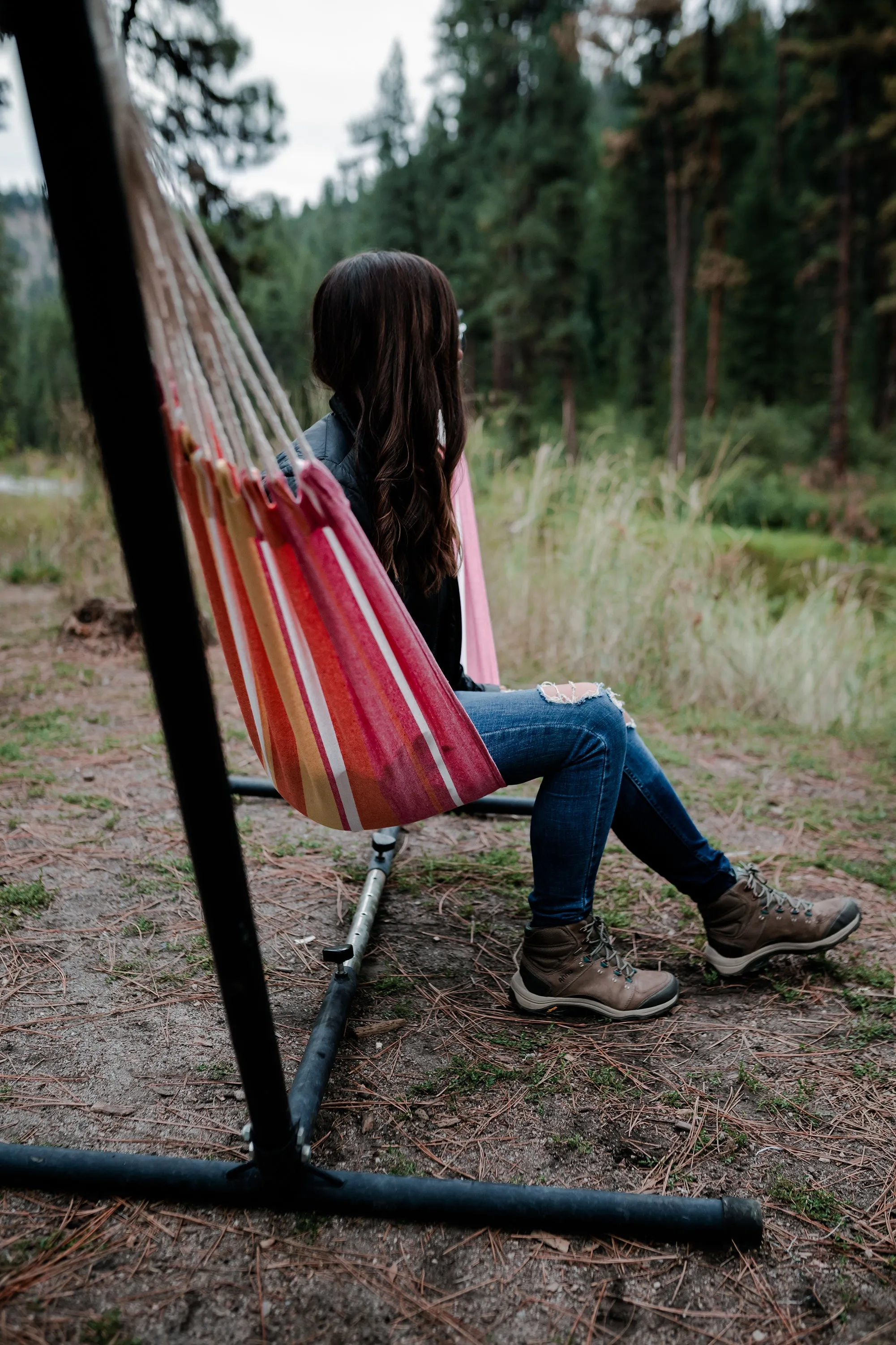 Cotton Hammock - 78 In X 31.50 In - Red