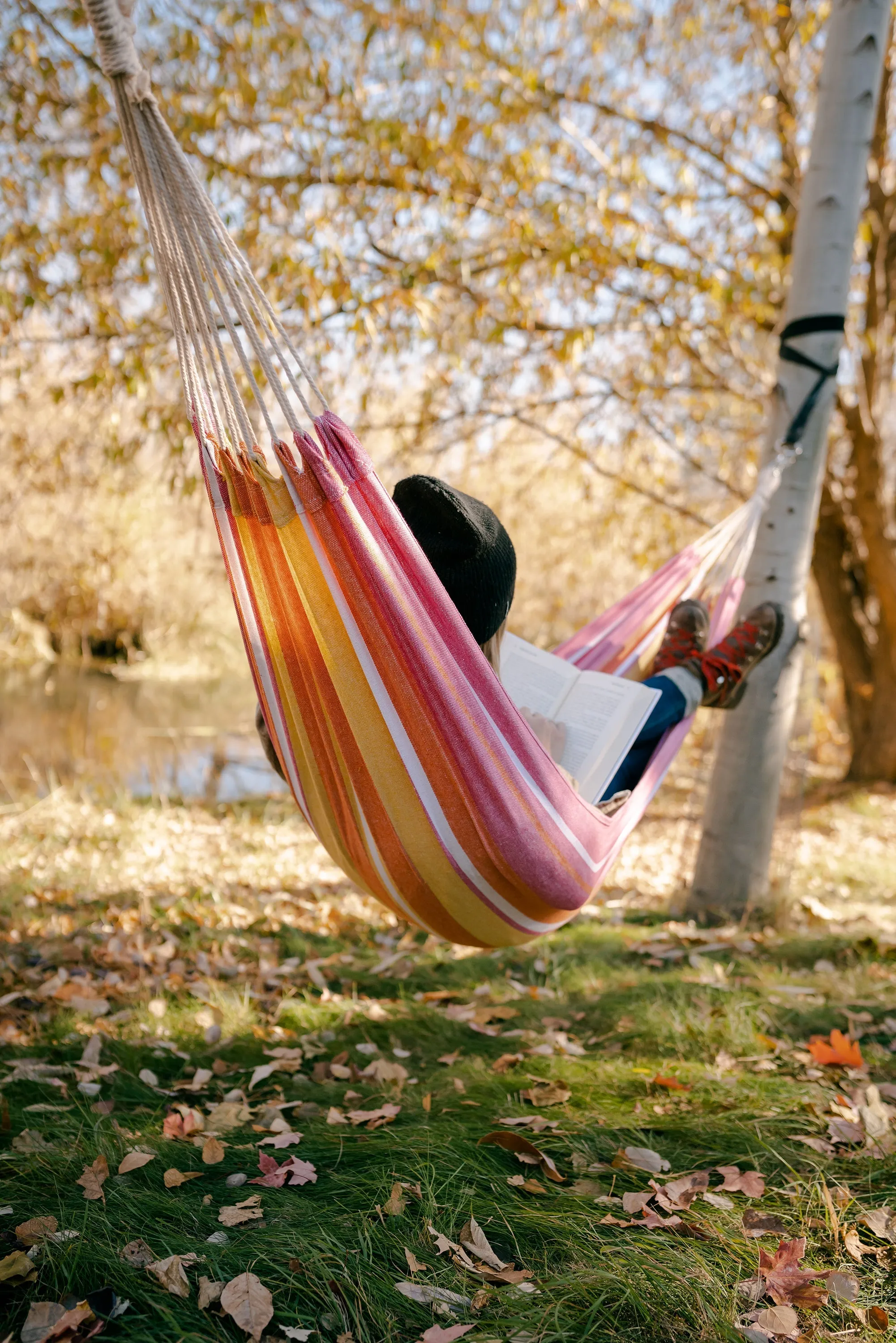 Cotton Hammock - 78 In X 31.50 In - Red