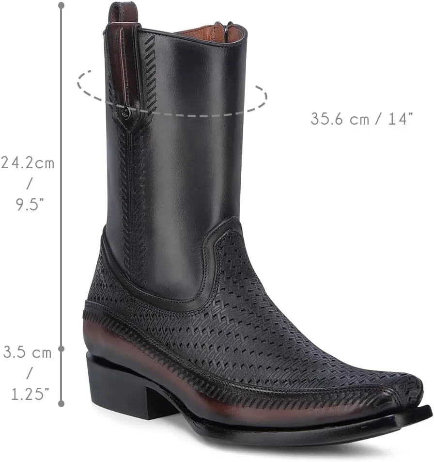 Cuadra Boot for Men in Genuine Bovine Leather Black 1J3LRS