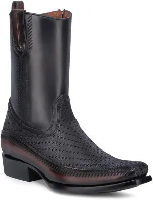 Cuadra Boot for Men in Genuine Bovine Leather Black 1J3LRS