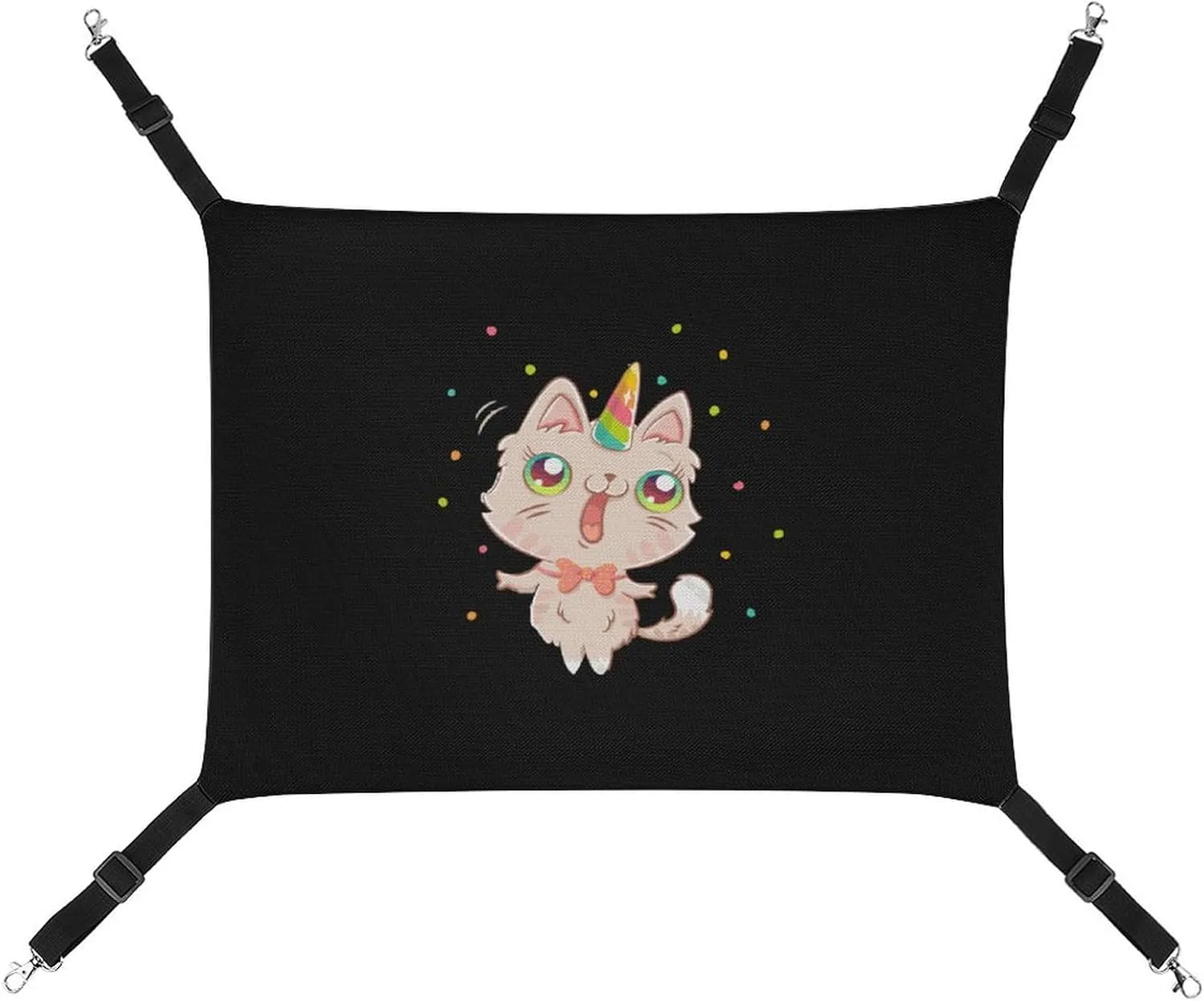 Cute Cat Unicorn Hanging Cat Bed Soft Breathable Pet Hammock for Cage Pet Sleeper for Kitten Ferret Puppy Rabbit, style, 20240327