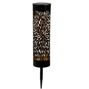 Cylinder Shaped Solar Stake Petal Path Lighting
