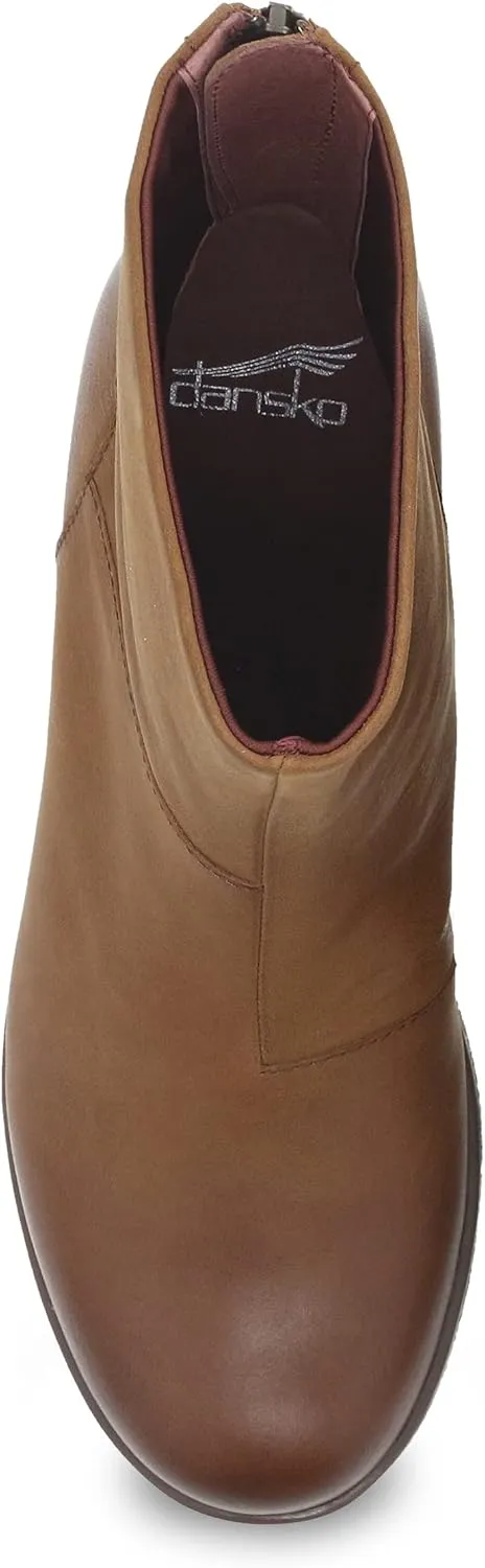 Dansko Women's Brianne Waterproof Boot - Inside Zip, Memory Foam Footbed