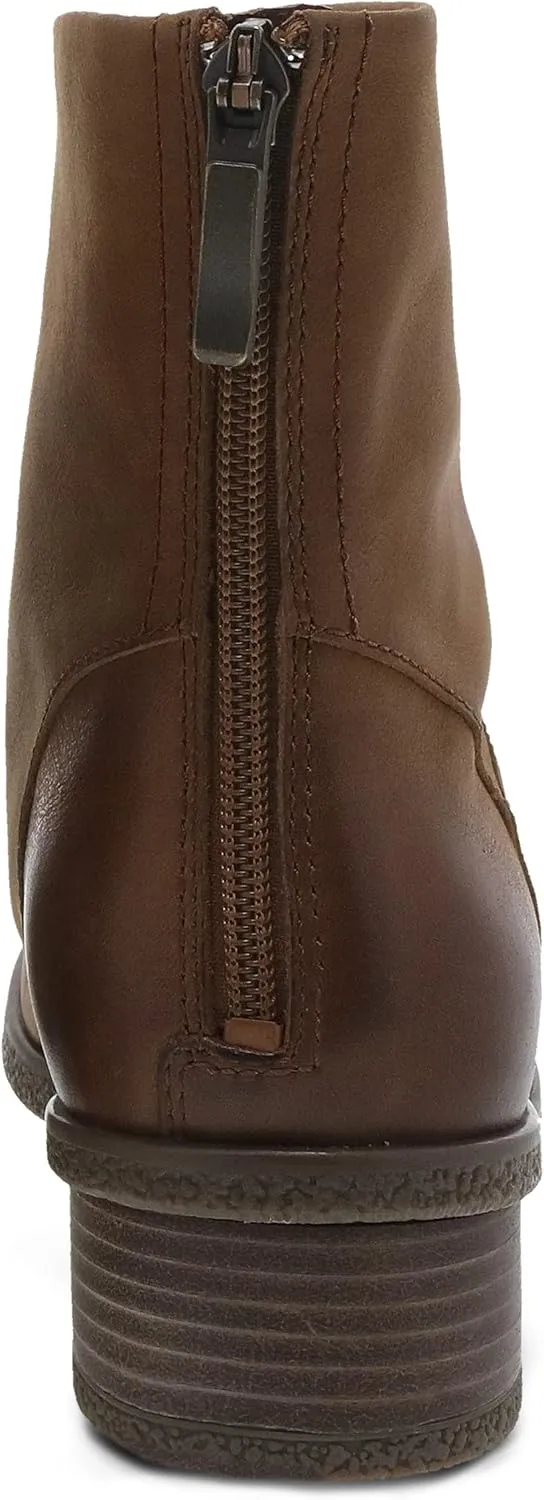 Dansko Women's Brianne Waterproof Boot - Inside Zip, Memory Foam Footbed