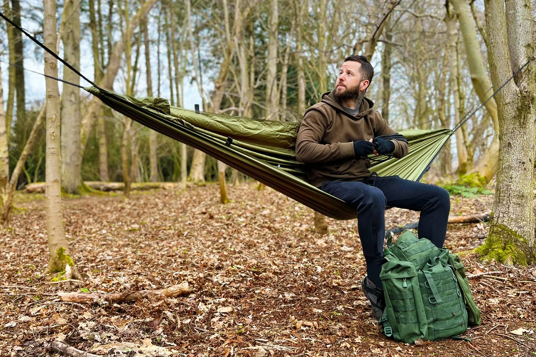 DD Recycled - Camping Hammock - Olive Drab