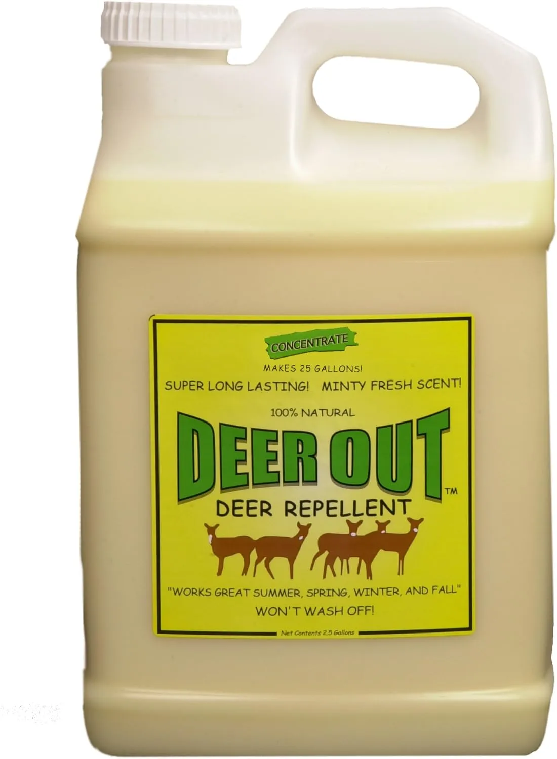 Deer Out 2.5 Gallon Concentrate Deer Repellent