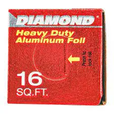 Diamond Aluminum Foil Heavy Duty 16sq ft - Diamond Aluminum Foil Heavy Duty prevents food from drying out during cooking, keeping your meals deliciously moist and flavorful  - 01090072140