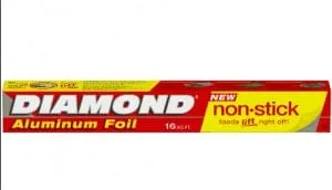 Diamond Aluminum Foil Heavy Duty 16sq ft - Diamond Aluminum Foil Heavy Duty prevents food from drying out during cooking, keeping your meals deliciously moist and flavorful  - 01090072140