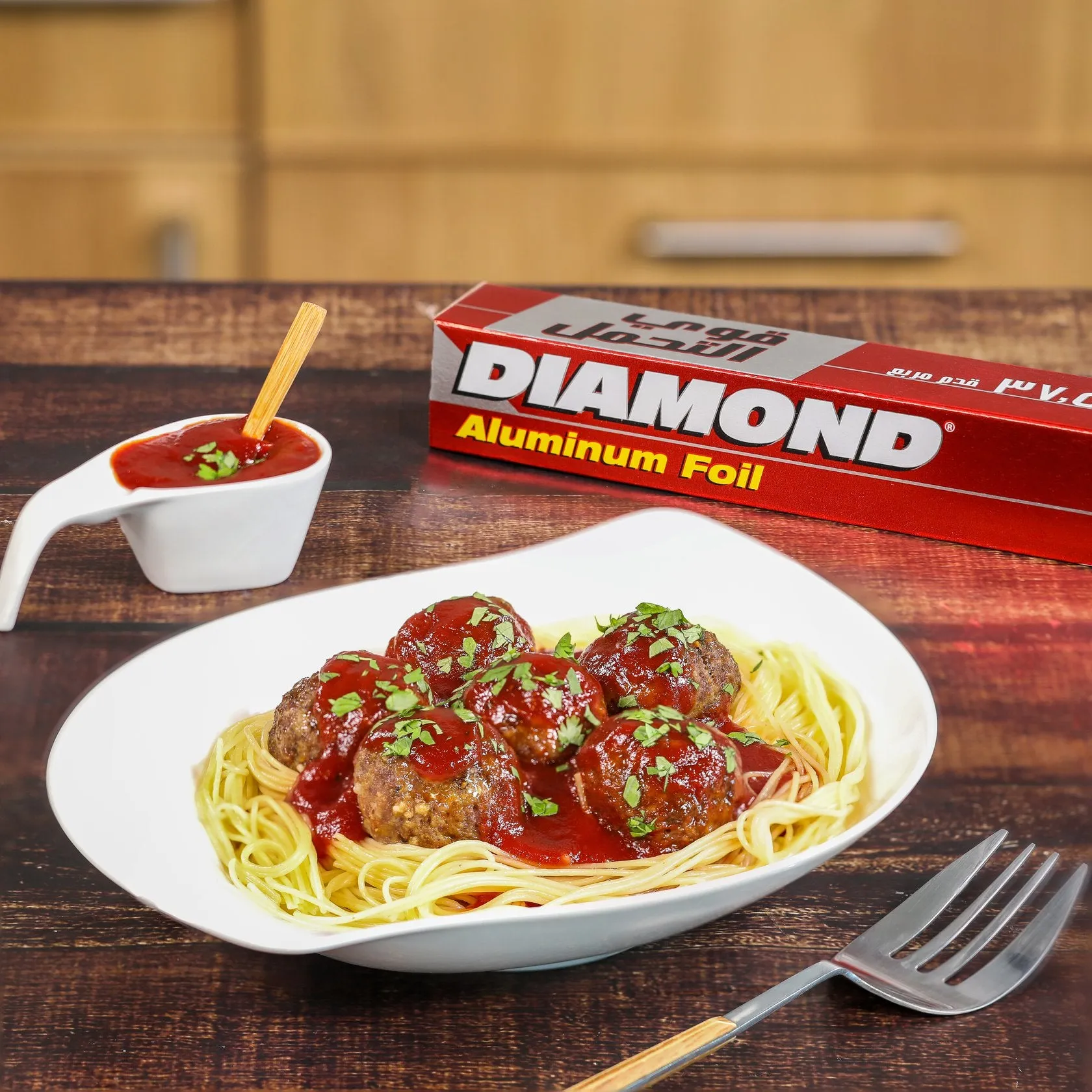 Diamond Aluminum Foil Heavy Duty 16sq ft - Diamond Aluminum Foil Heavy Duty prevents food from drying out during cooking, keeping your meals deliciously moist and flavorful  - 01090072140