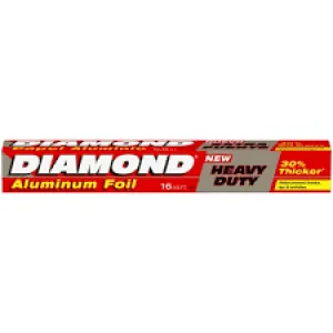 Diamond Aluminum Foil Heavy Duty 16sq ft - Diamond Aluminum Foil Heavy Duty prevents food from drying out during cooking, keeping your meals deliciously moist and flavorful  - 01090072140