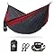 Double Camping Hammock - 10.5x6.5' w/ 9' Tree Straps,2 Carabiners
