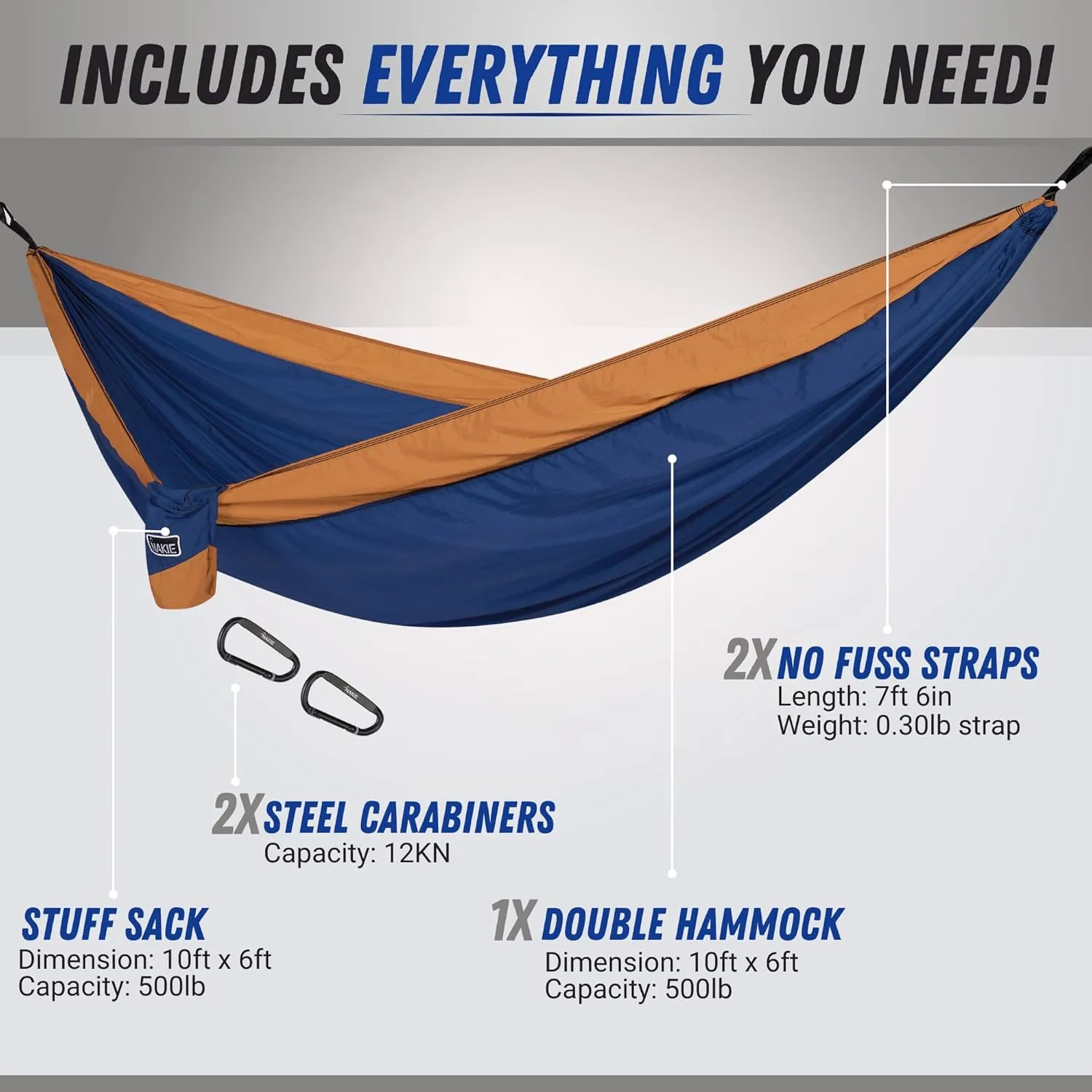 Double Hammock (River Blue)
