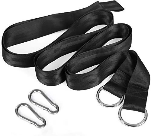 Double Hammock w/ Compression Bag,Straps,Carabiners-660lb Capacity