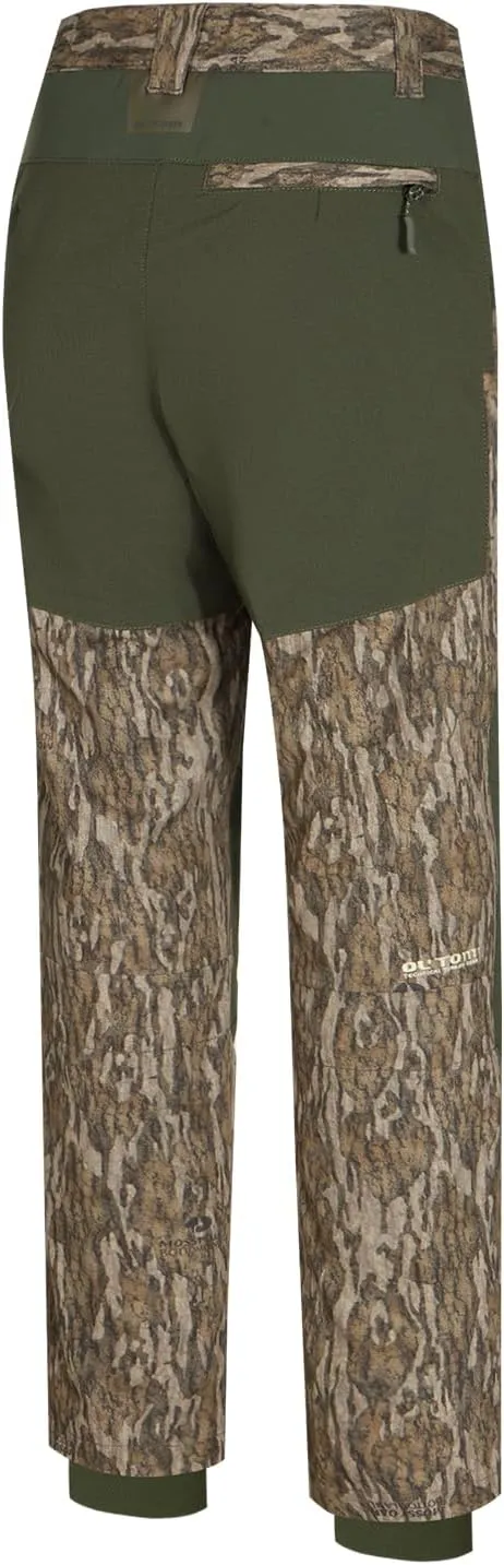Drake Waterfowl Men's Early Bird Durable Breathable Stretch Quiet Water-Repellent Outdoor Hunting Pants, Knee Pad Included