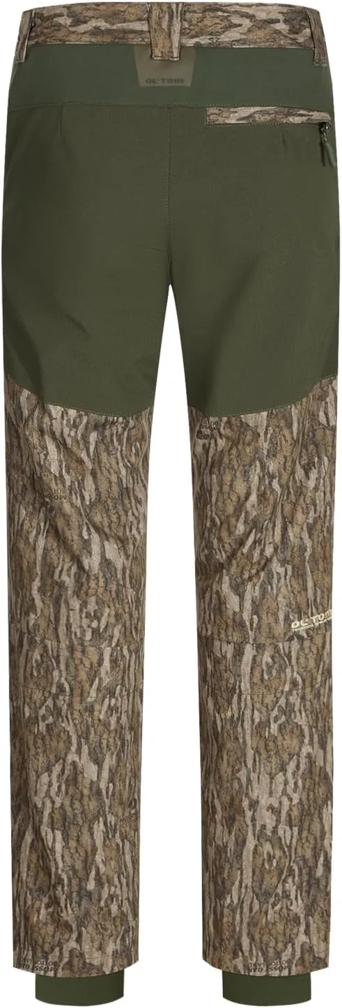 Drake Waterfowl Men's Early Bird Durable Breathable Stretch Quiet Water-Repellent Outdoor Hunting Pants, Knee Pad Included