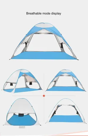 Each Tent Outdoor Automatic Tent Speed Open Awning 2-3 People Fishing Tent