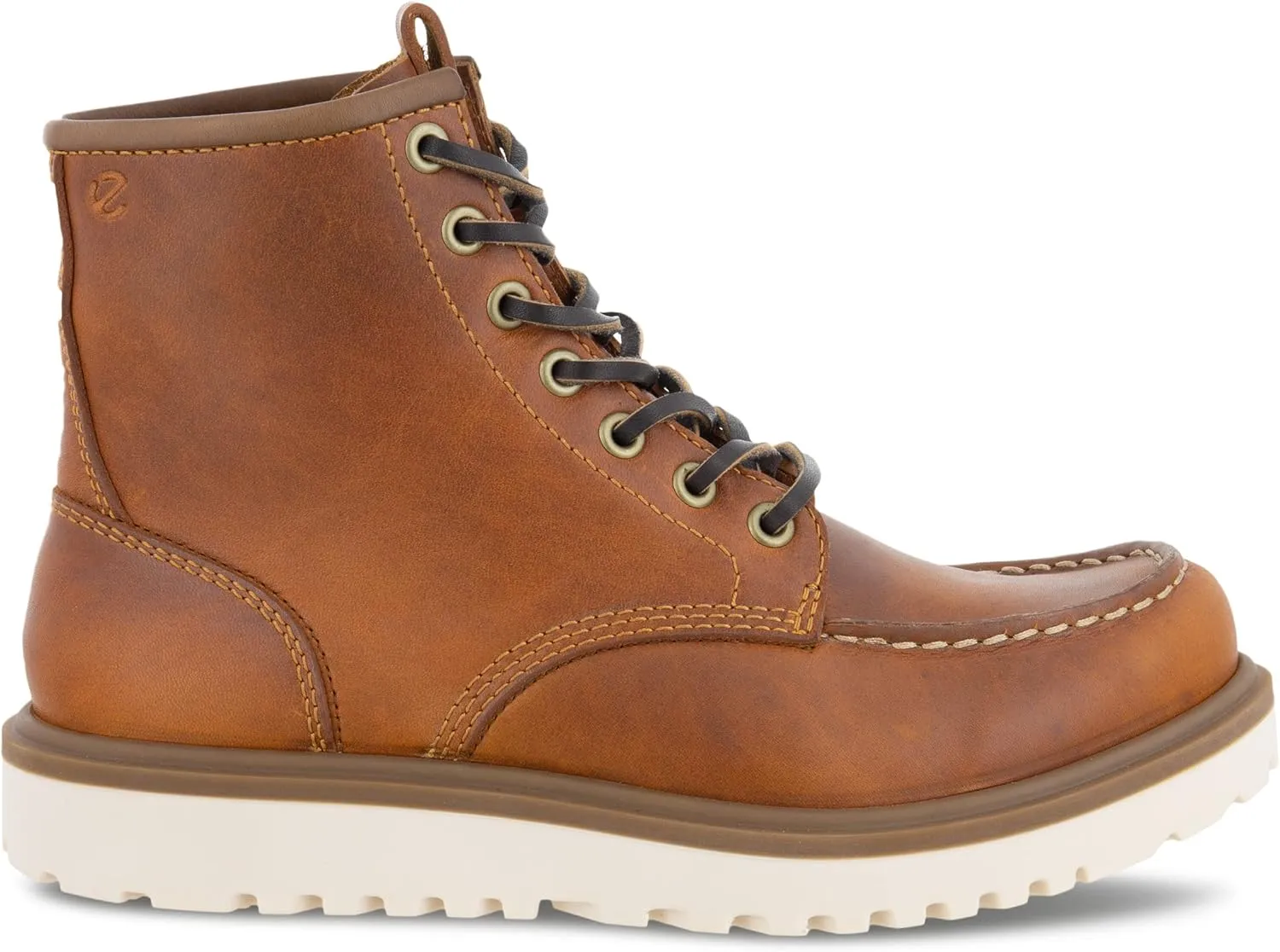 ECCO Women's Staker Moc Toe Tie Fashion Boot