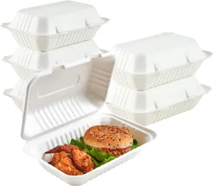 ECOLipak Clamshell Take Out Food Containers