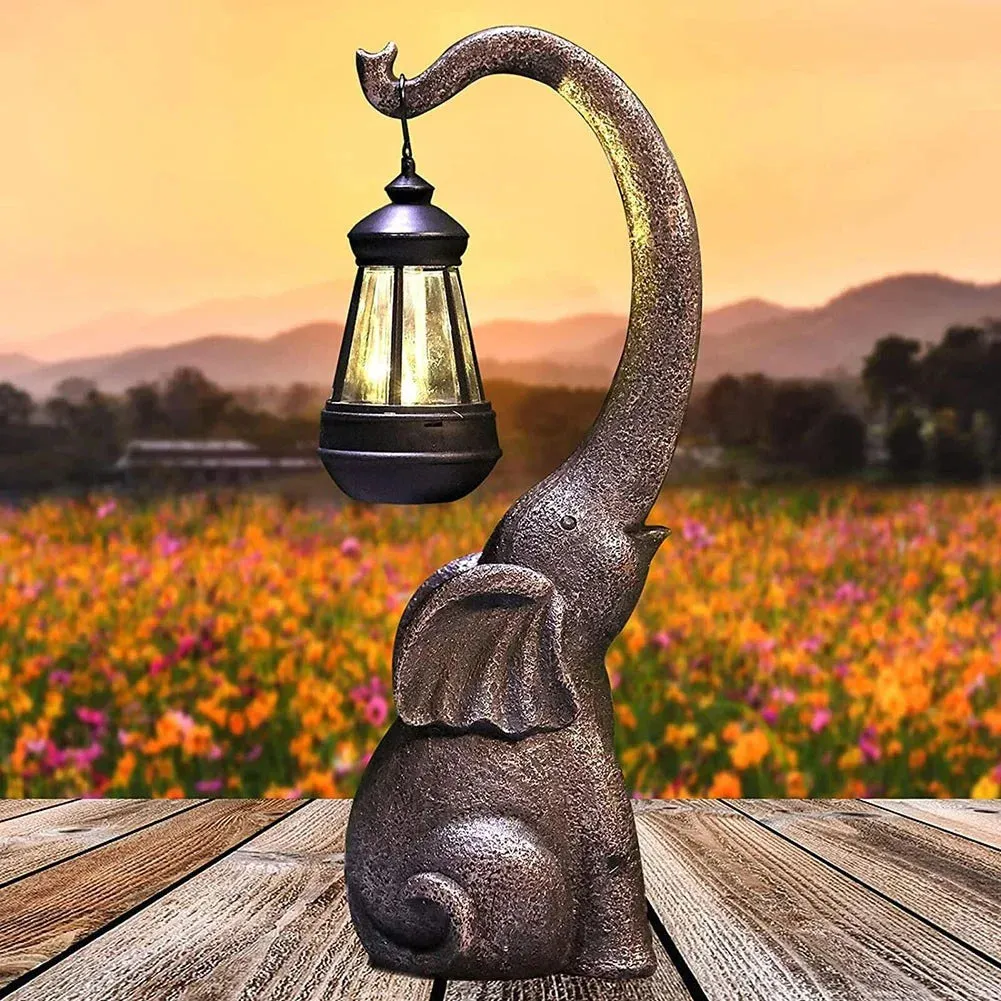 EleGlow | Solar-Powered Elephant Lamp