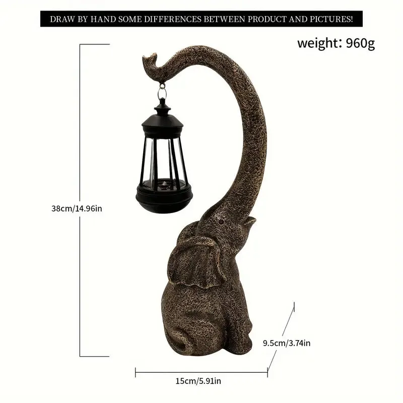 EleGlow | Solar-Powered Elephant Lamp
