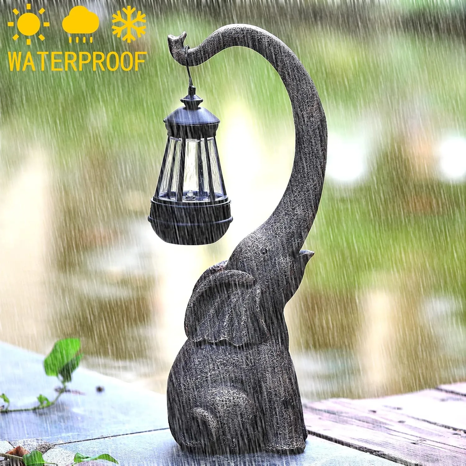 EleGlow | Solar-Powered Elephant Lamp